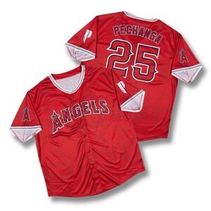 Los Angeles ANGELS Pechanga MLB Jersey 2025 Stadium Giveaway Red Men's XL *NEW*